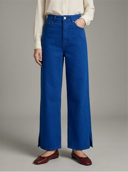 Wide-leg cobalt customer concept